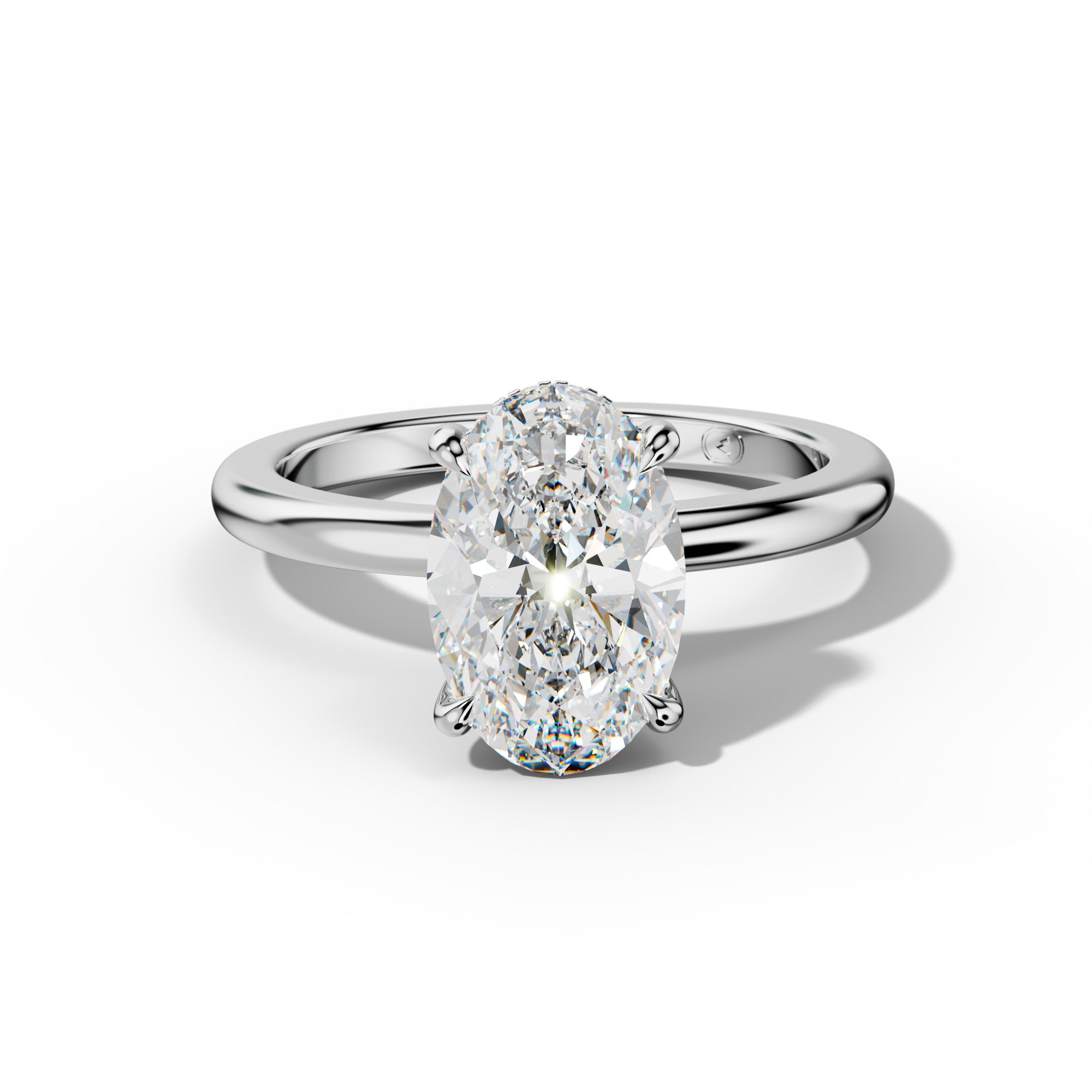 Reese Oval Diamond Engagement Ring